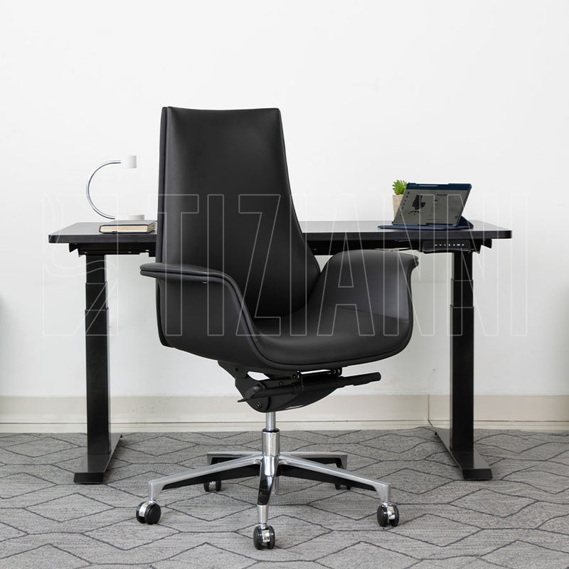 silla de cuero
