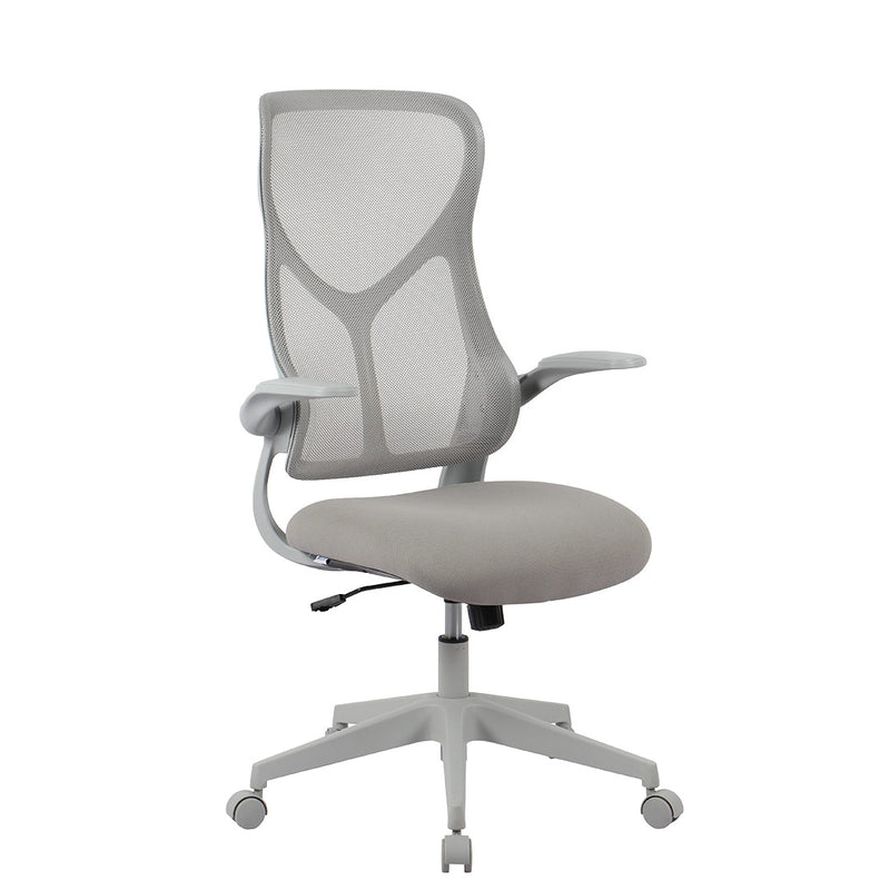 Silla de oficina Roma gris vista frontal