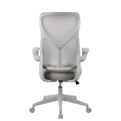 Silla de oficina Roma gris vista frontal