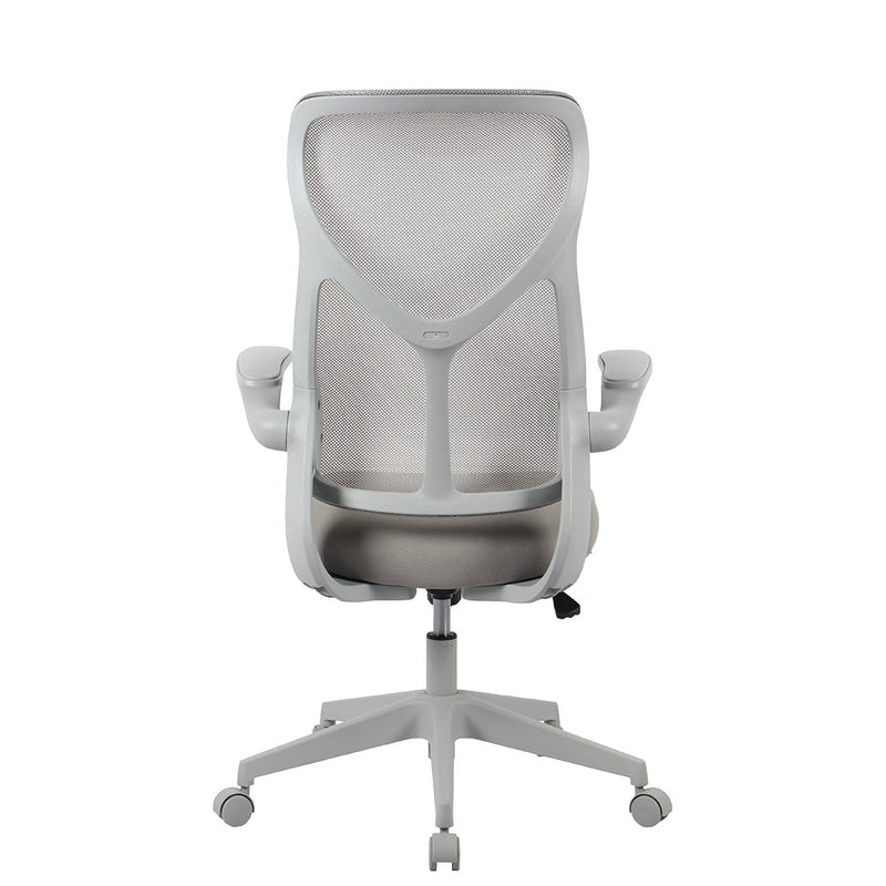 Silla de oficina Roma gris vista frontal