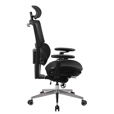 Silla de oficina Teknion con respaldo ergonómico ajustable