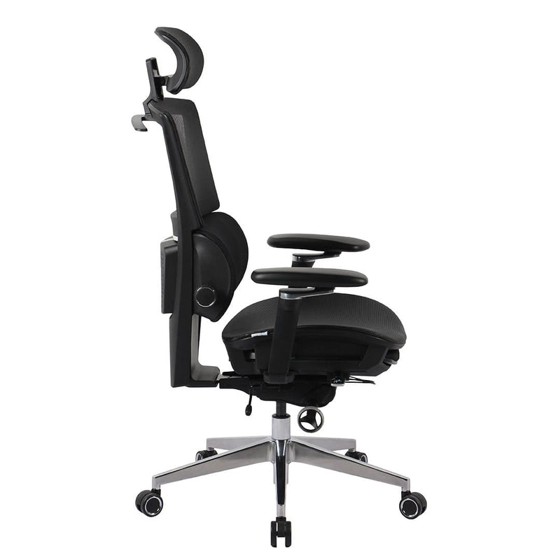 Silla de oficina Teknion con respaldo ergonómico ajustable